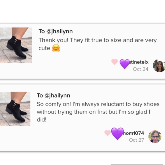 BLACK ANKLE BOOTIES - Picture 4 of 7